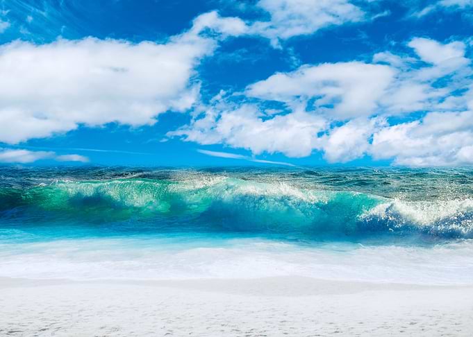 Cool Aqua Seascape