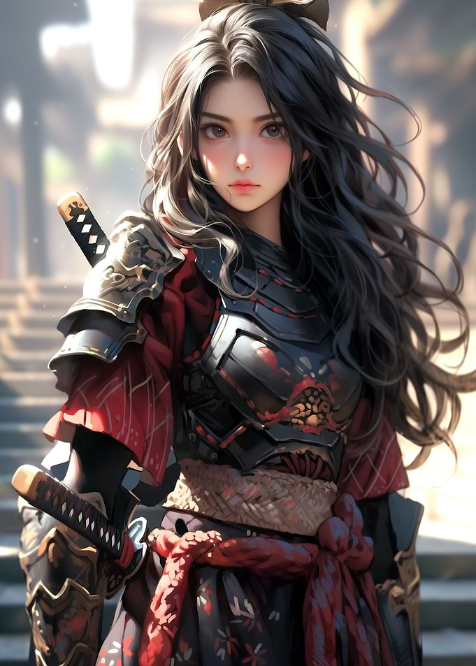 Cute Samurai Assassin Maid