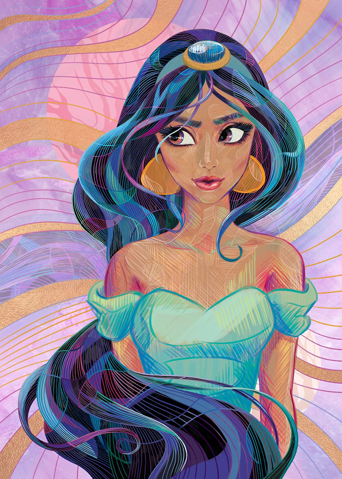 Colored Pencil Jasmine