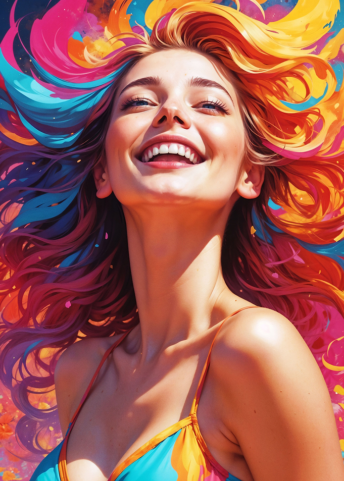 happiness and Vibrant Joy