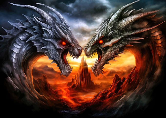 TWO MAGIC DRAGONS