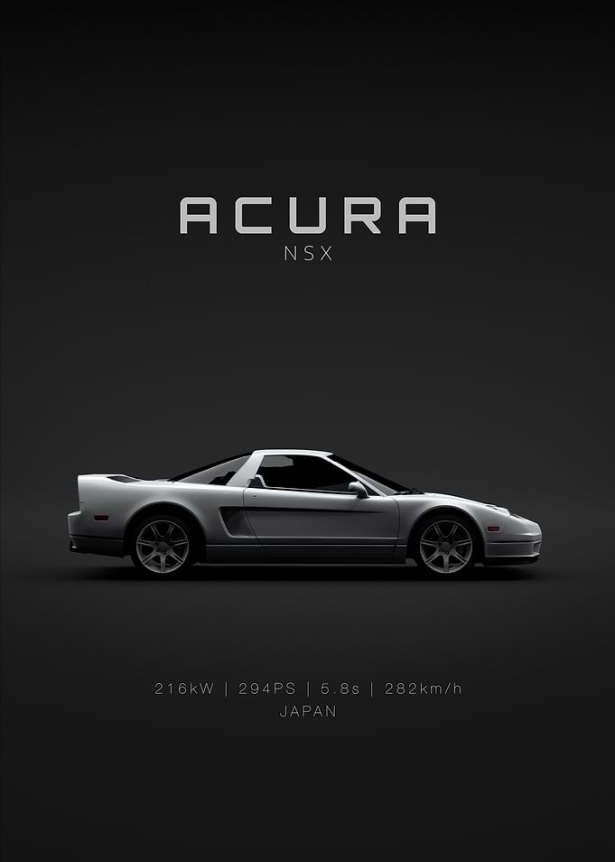 2005 Acura NSX White Spec