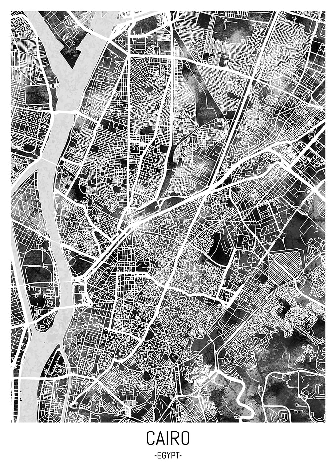 Cairo Egypt City Map