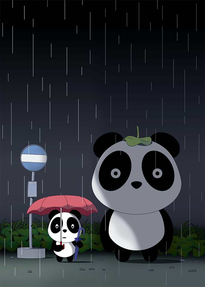 My Panda neighbor