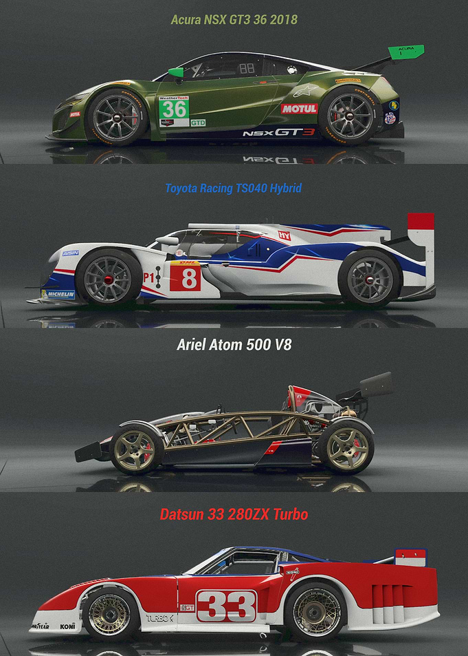 Four car collection