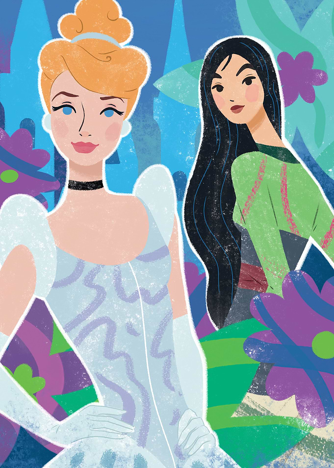 Cinderella Mulan Pastel