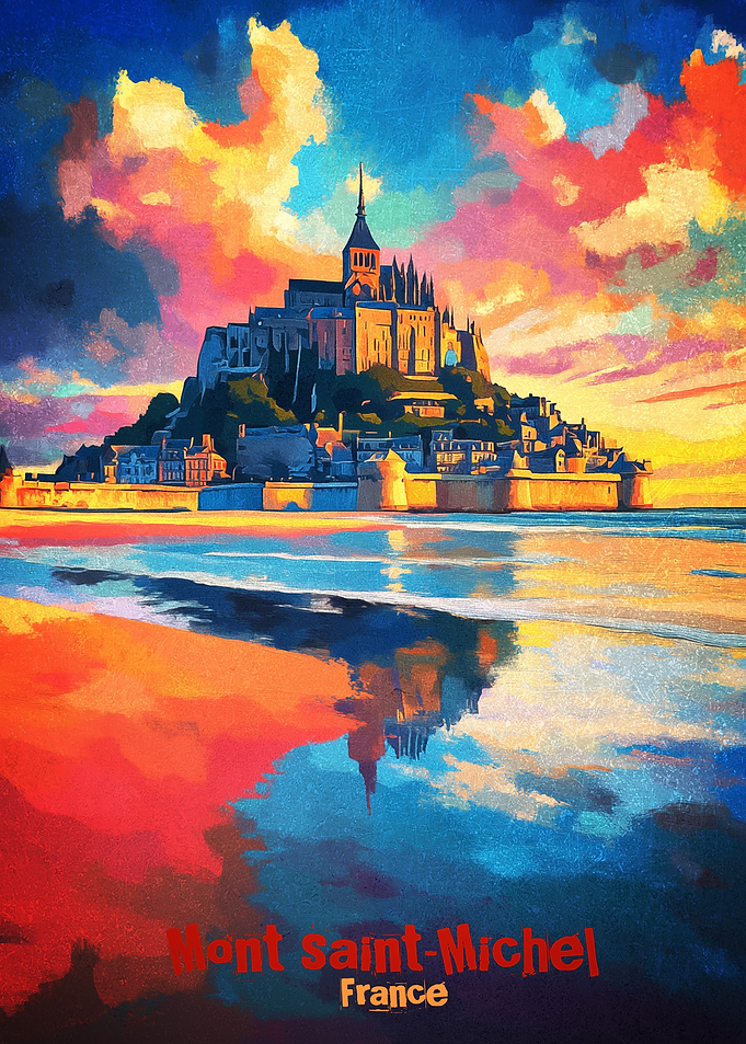 Mont Saint Michel Art