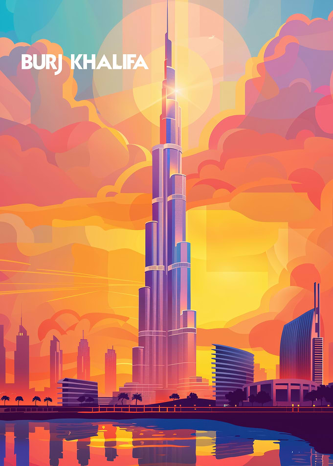 Burj Khalifa Glow