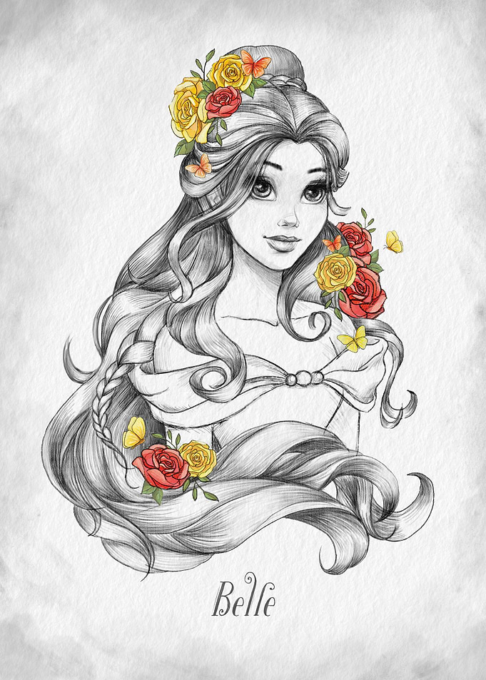 Belle Pencil Floral