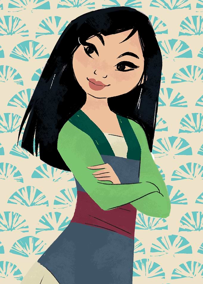 Mulan Bold Sketch