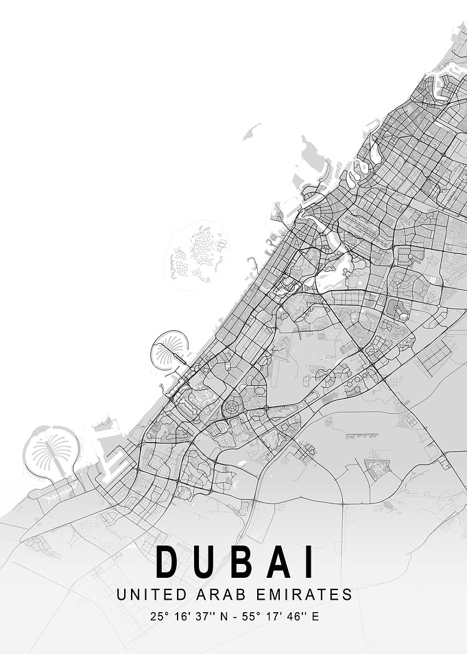 Dubai Light Map