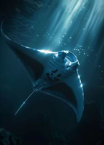 Manta Stingray Ocean