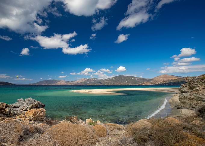 Coast of a Greek island