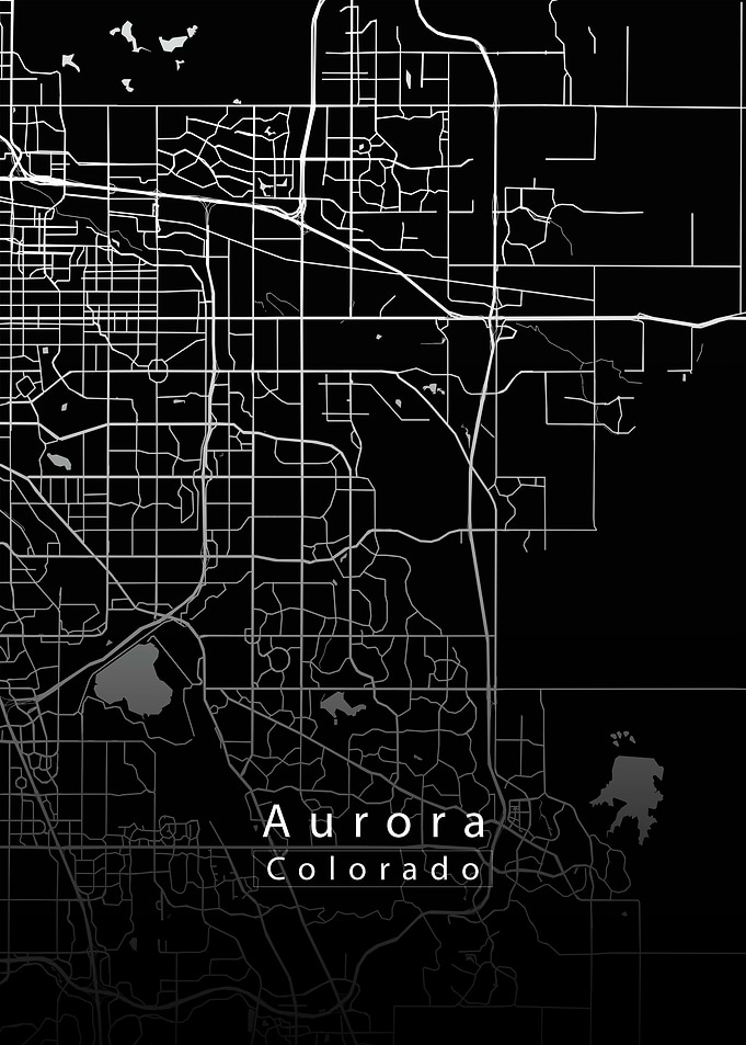Aurora Colorado City Map
