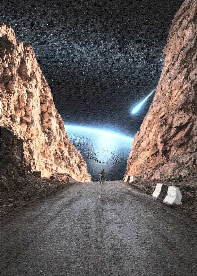 see a meteor fall