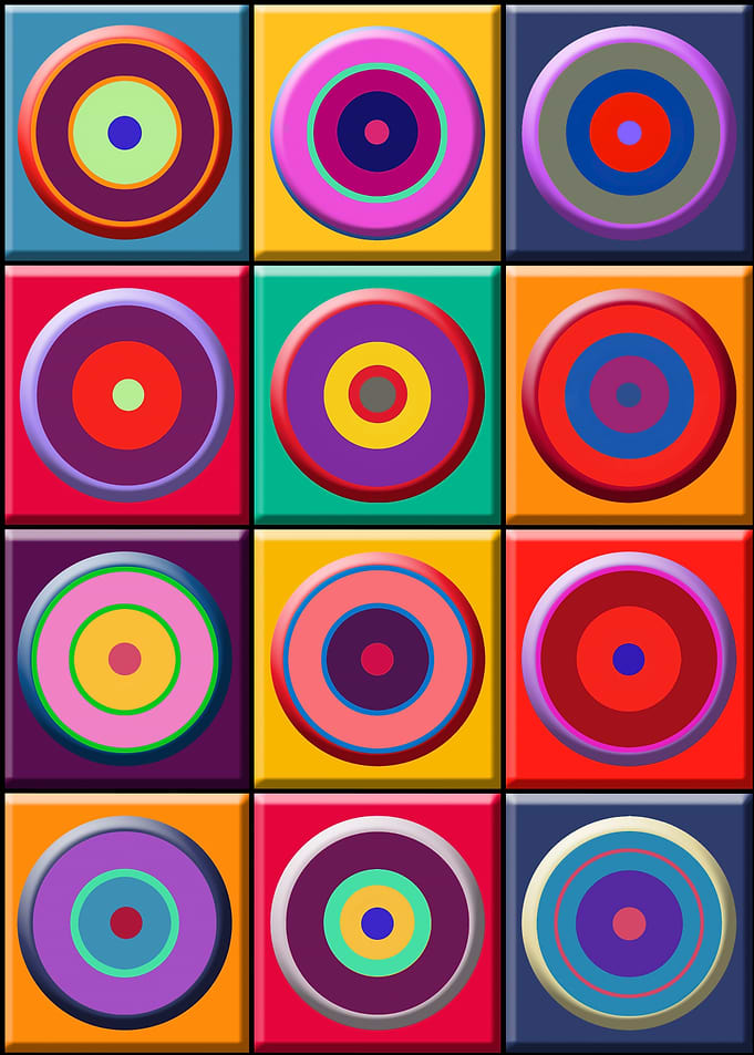 Op Art Kandinsky No. 118