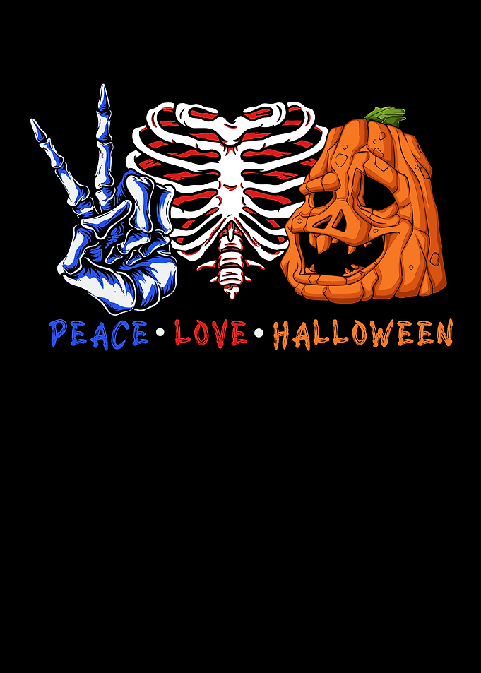 Peace Love Halloween