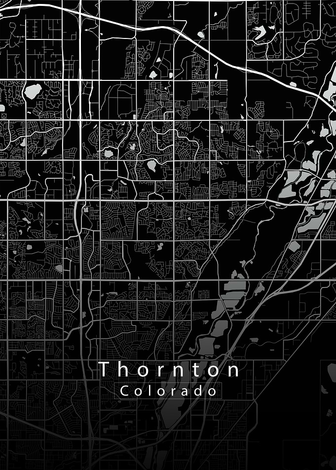Thornton Colorado City Map