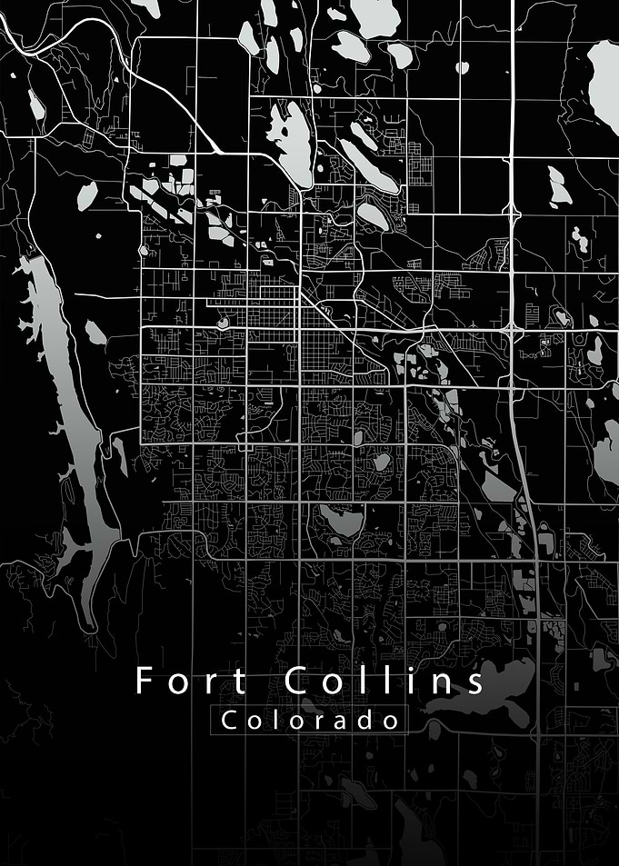 Fort Collins Colorado Map