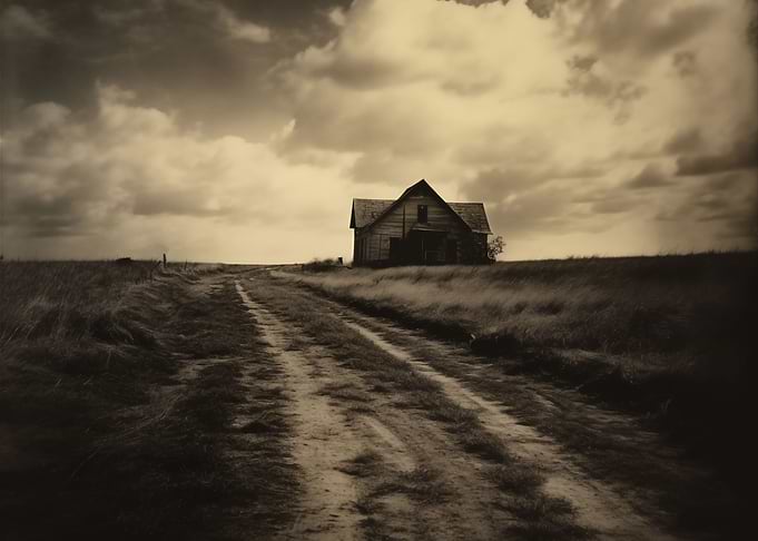 Rustic Vintage Landscape