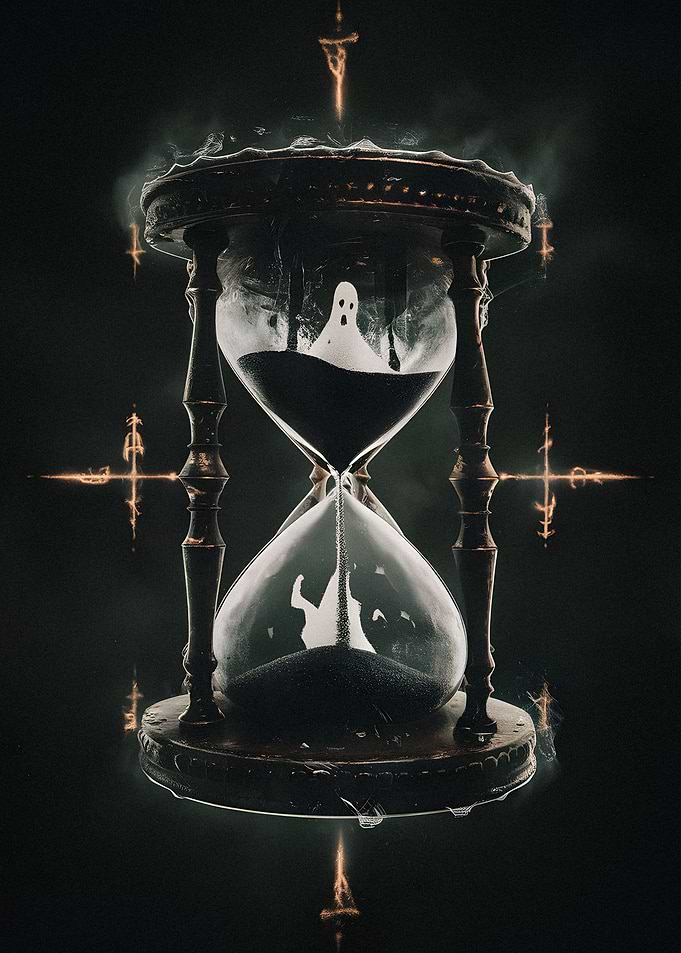 A shattered hourglass