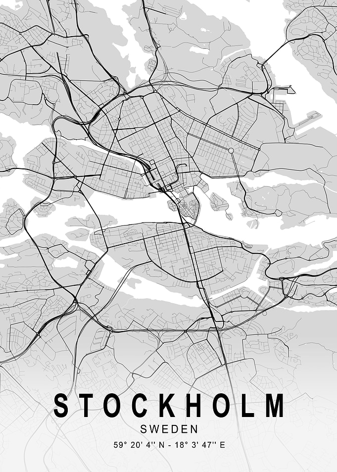 Stockholm Light Map