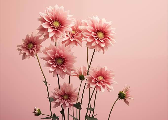 Blush Floral Art