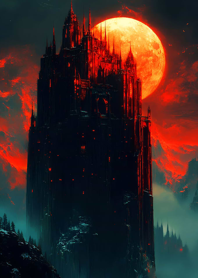 Vampire Lord Moon Castle