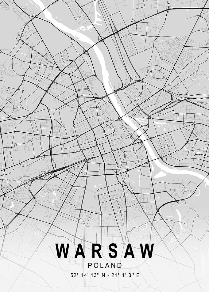 Warsaw Light Map