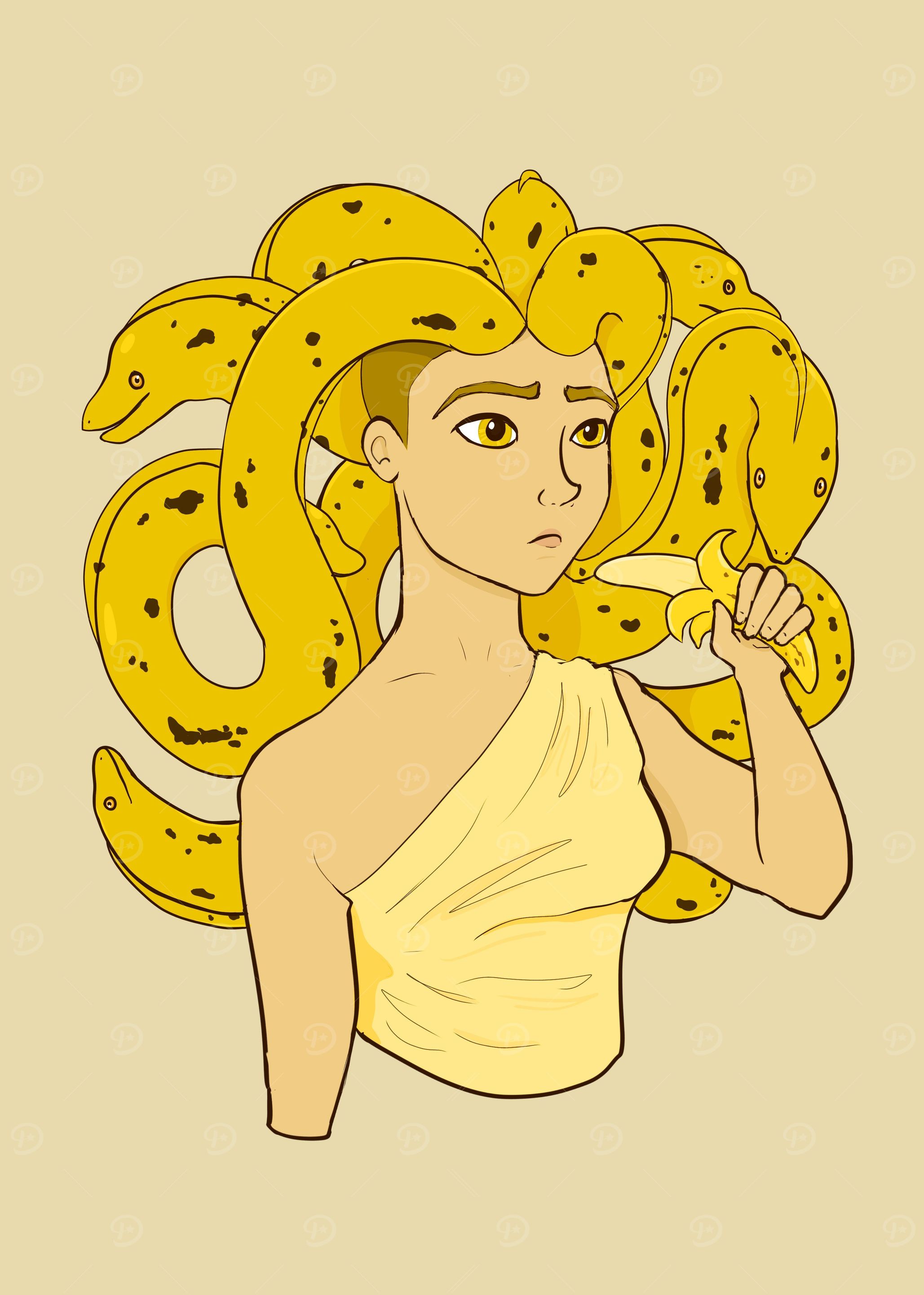 Banana Eel Medusa