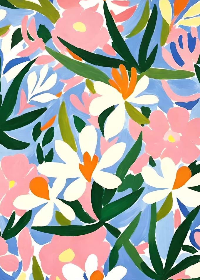 Colorful Flowers Art