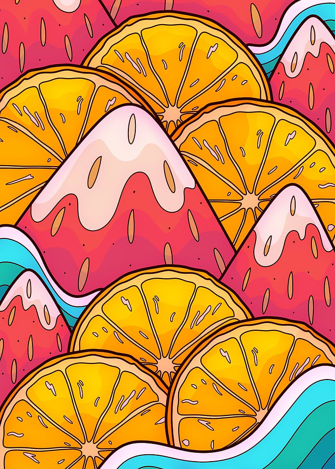 Strawberry cliffs