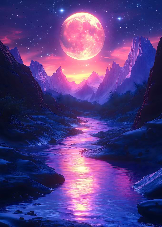 Arctic Ice Sunset
