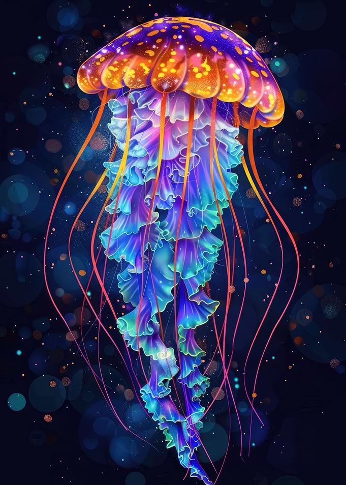 Neon Jellyfish