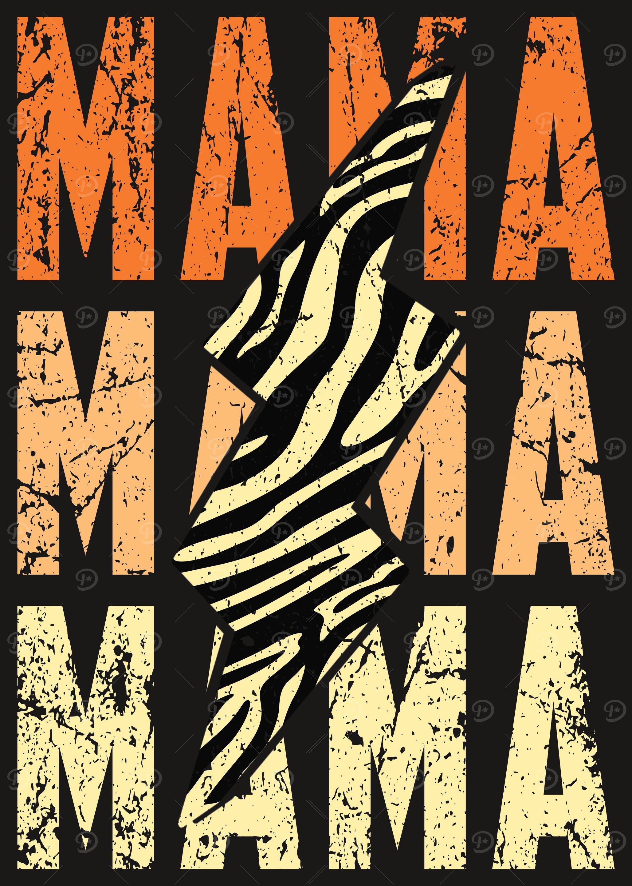 Mama flash zebra look
