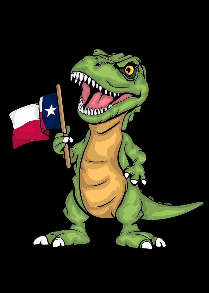 Texas Gift Kids Dinosaur