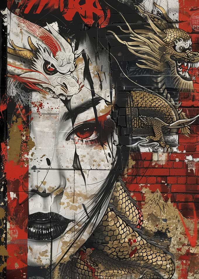 Dragon Geisha Samurai
