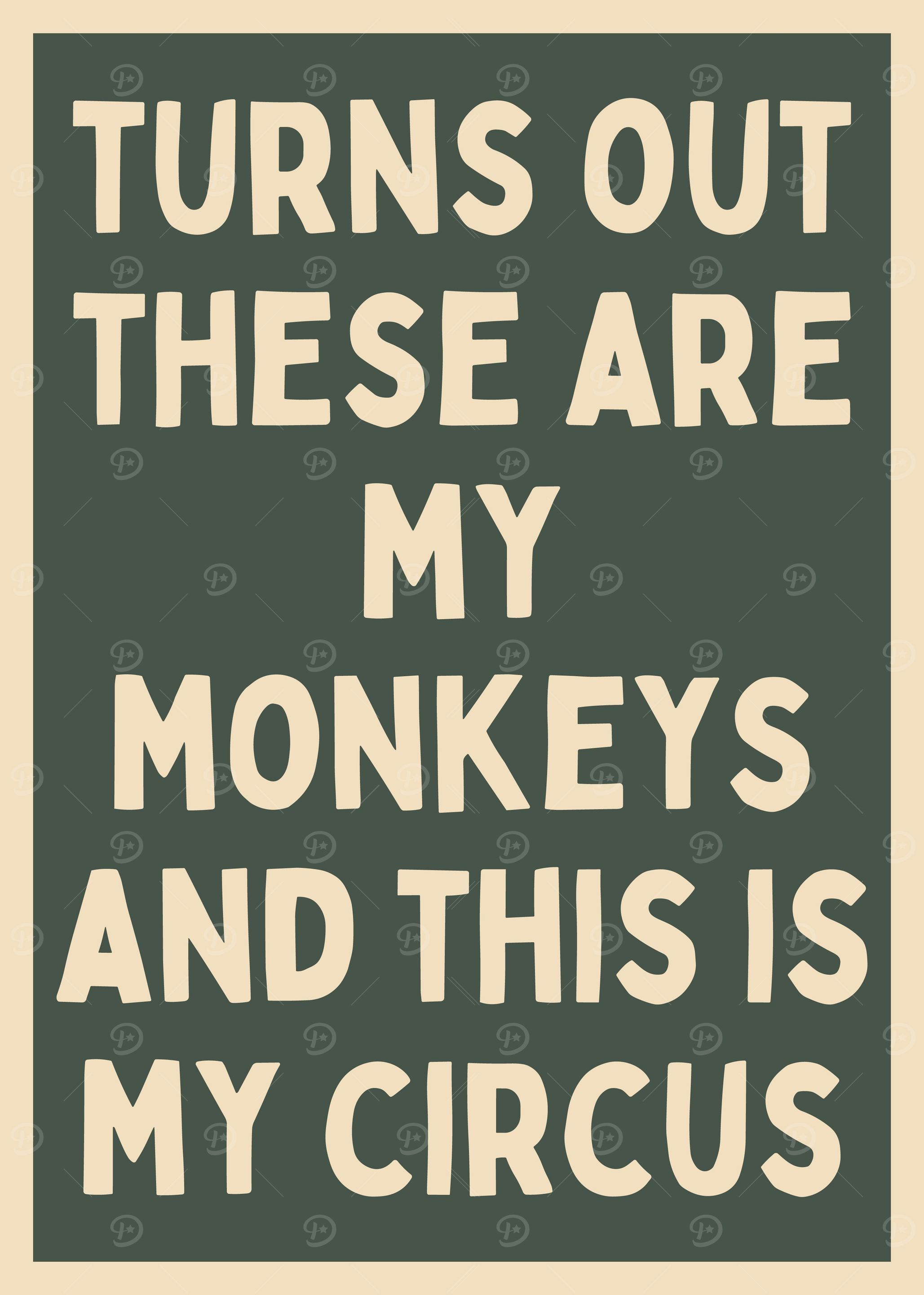 My Monkeys My Circus Art