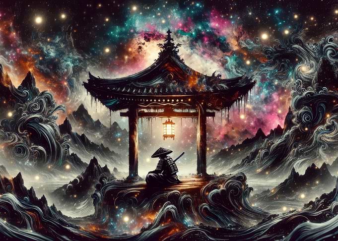 Cosmic Warrior torii gate