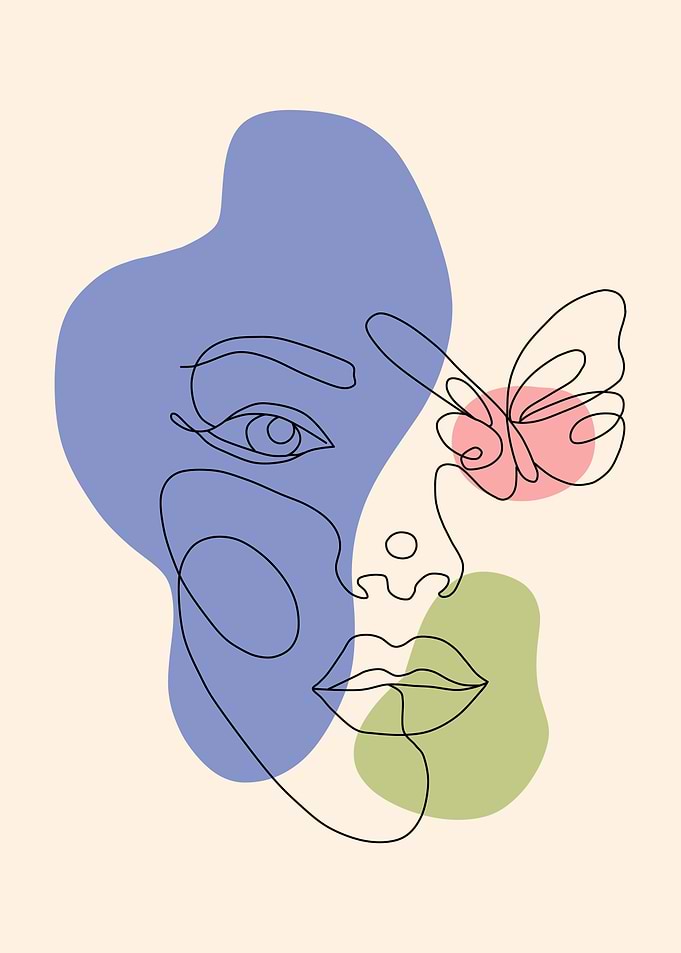 Face With Butterfly