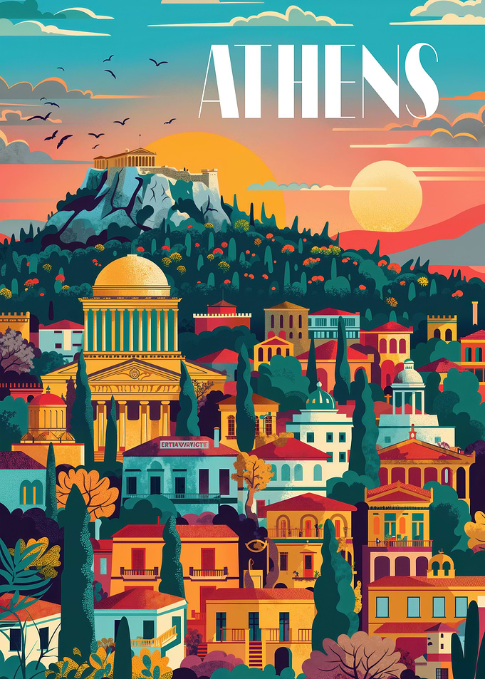 Athens Sunset