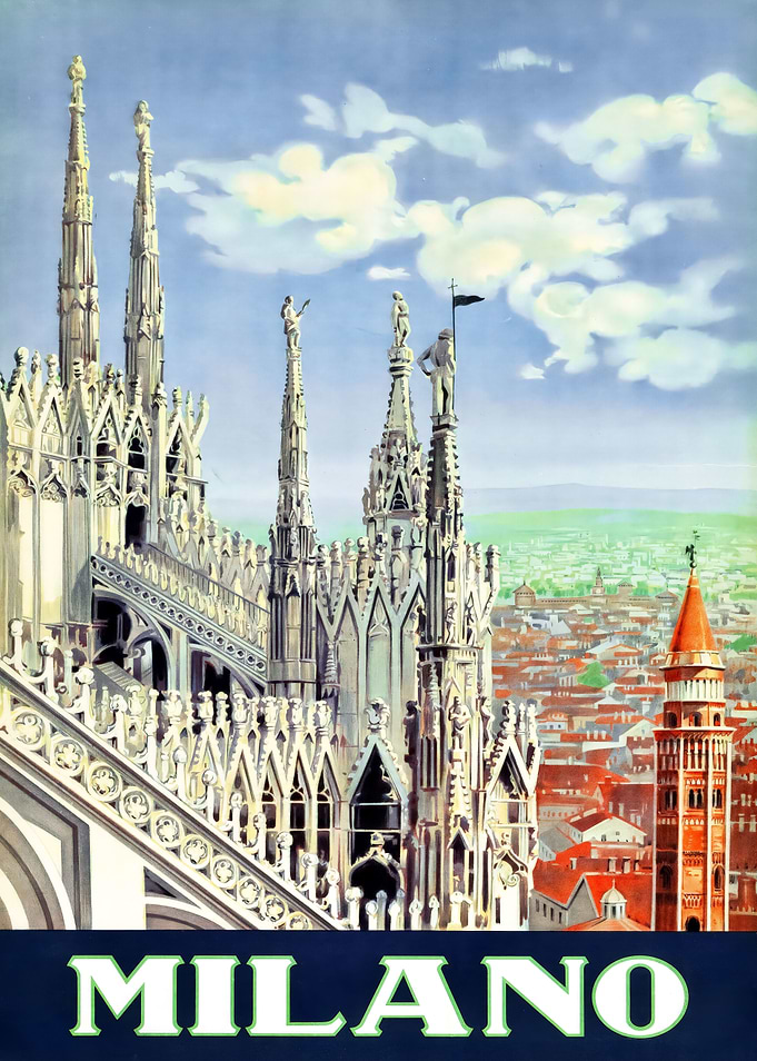 Milan Cathedral Skyline