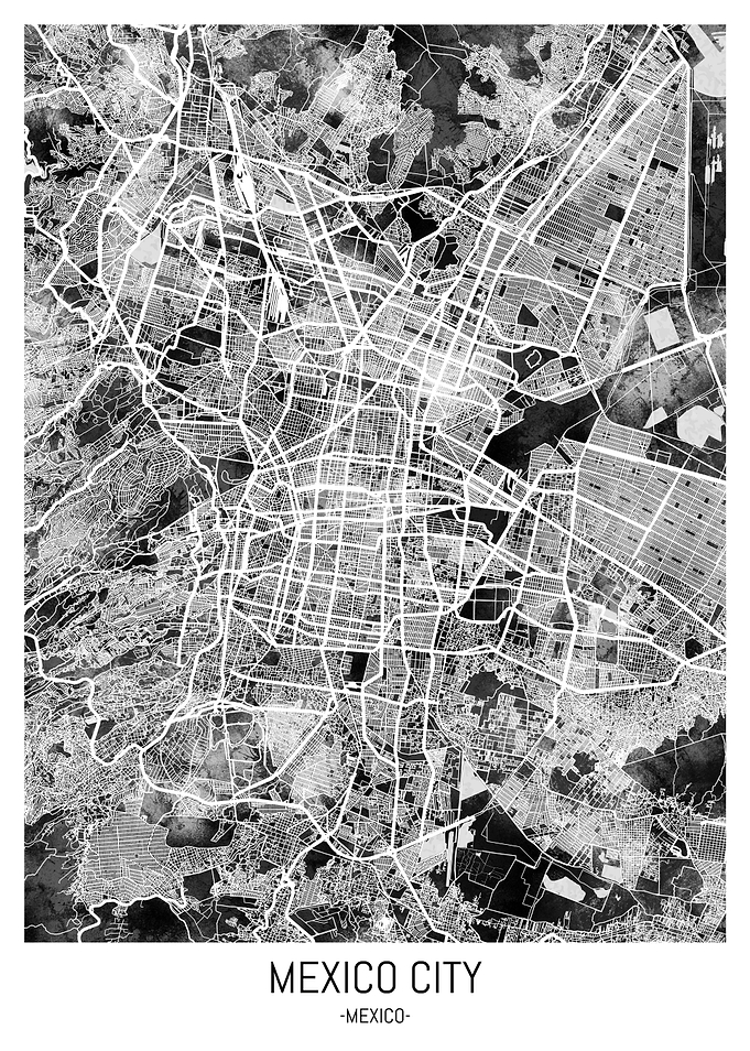 Mexico City Mexico Map