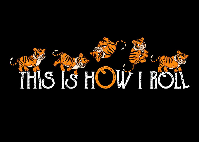 Tiger Gift Kids How I Roll