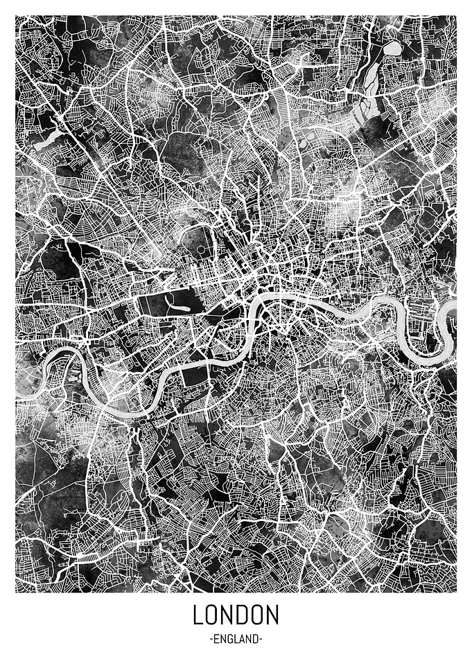 London England City Map