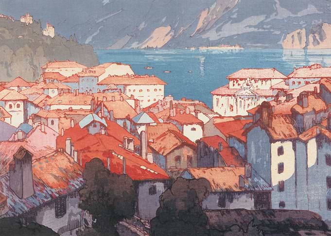 The town of Lugano