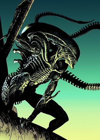 Xenomorph Comic Pose