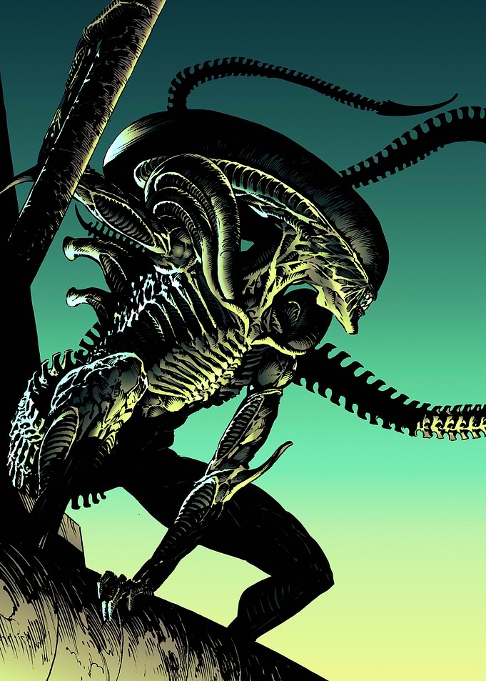 Xenomorph Comic Pose