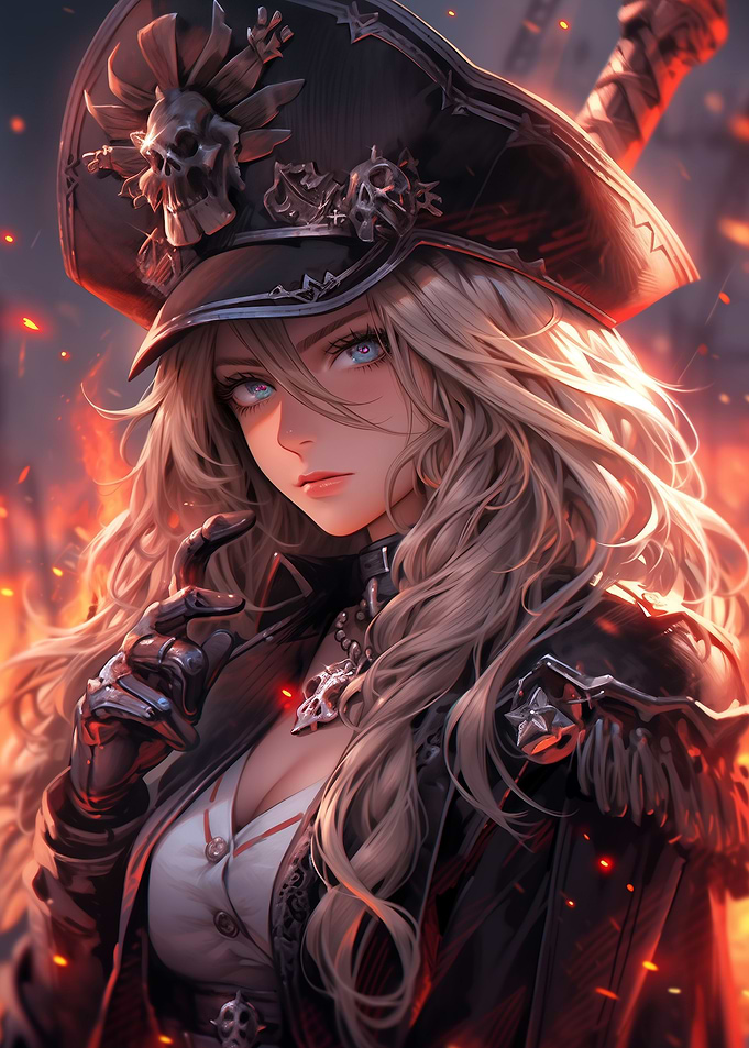 Maiden Pirate Captain Girl