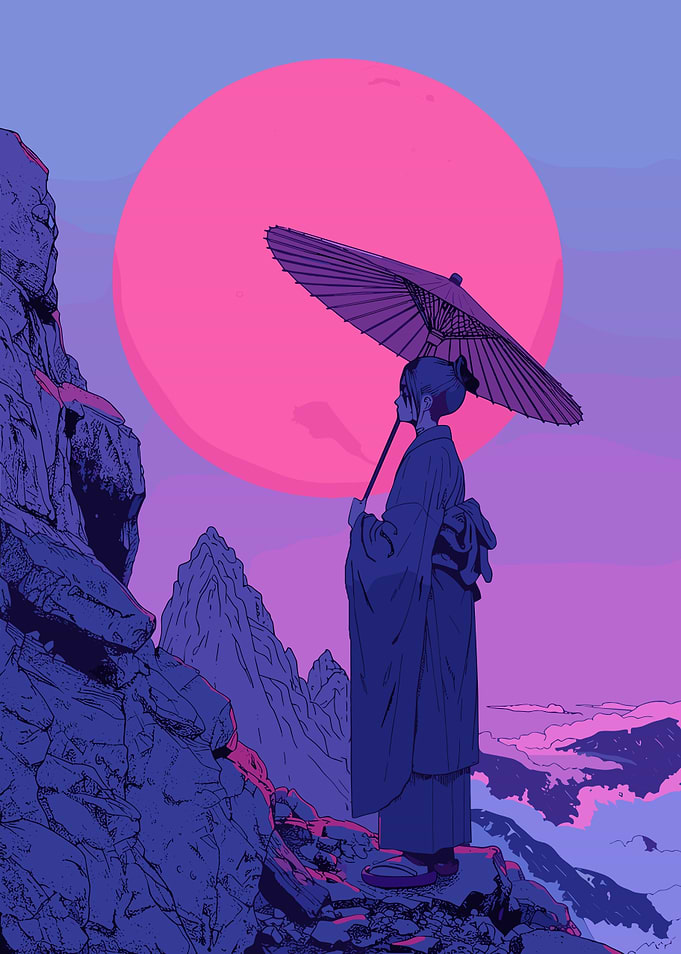 Japan Lofi Pink Retro